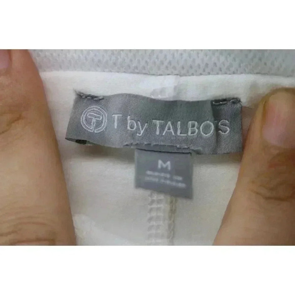 T by Talbots White Skort-Size Medium-Tulip Hem-Zipped Pockets - Picture 4 of 10